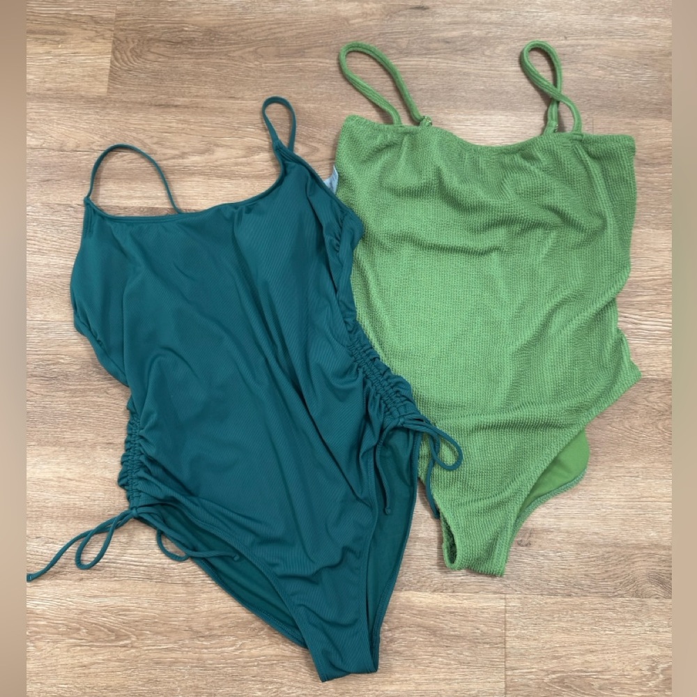 Two shade and shore large women's one piece swimsuits